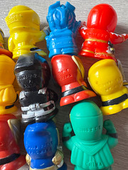 Power Rangers Legends Mini Figure Lot Set Bandai Japan Cake Topper Size Toy Rare
