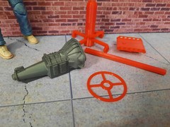 Transmission Jack with Transmission Prop Model 1/10 scale Shop Garage Diorama