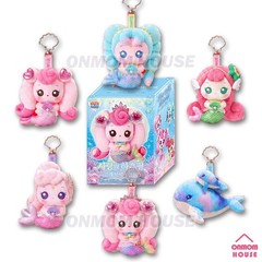 Catch Teenieping Movie 2 Legend of the Whale Jewel 6-Piece Ful Set Keyring Doll