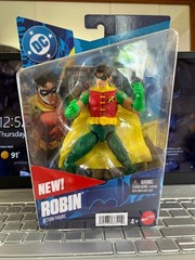 MATTLE 6 1/2 INCHES TALL DC ROBIN PREMIERE WAVE 1 ACTION FIGURE