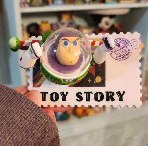 Miniso Disney 100 Years of Wonder Retro Stamp Series Buzz Lightyear Toy Story