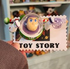 Miniso Disney 100 Years of Wonder Retro Stamp Series Buzz Lightyear Toy Story