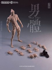 Romankey X COWL 1/12 Action Figure Male Muscle Body &Head Flexible 6″ Model Doll