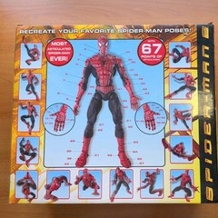 2004 Toy Biz Spider-Man 2 Amazing Spiderman Super Poseable 18″ Action Figure
