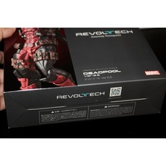 Authentic Revoltech Amazing Yamaguchi Deadpool Ver. 2.5 Kaiyodo Incomplete
