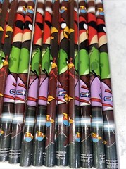 Angry Birds Pencils Unique COLLECTIBLES Angry Bird on Top – Lot of 16