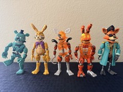 LOT OF 5 FUNKO FIVE NIGHTS AT FREDDYS 5″ CURSE OF DREADBEAR 2021 COMPLETE WAV