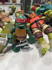 Huge Lot Mixed Teenage Mutant Ninja Turtles TMNT Figures Copters And More!