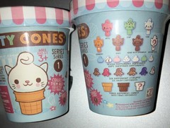 Kitty Cones Erasers Series 1 – Yumi White Kitty Ice Cream Erasers New LOT OF 3
