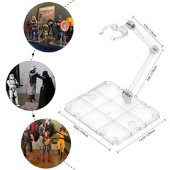 10 × Adjustable Action Figure Display Holder Base Doll Model Support Stand USA