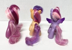 My Little Pony 2008 4″ Figures Lot X 3 Cheerilee Scootaloo Star Song Brushable