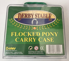 Boley Derby Stable Flocked Pony Carry Case Boley Brand (2002) New In Box