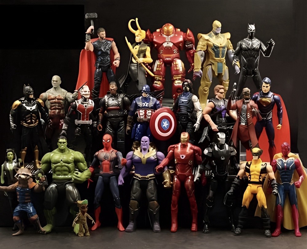 Marvel Dc Lot Action Figures 24 Pieces