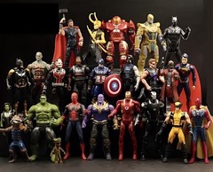 Marvel Dc Lot Action Figures 24 Pieces