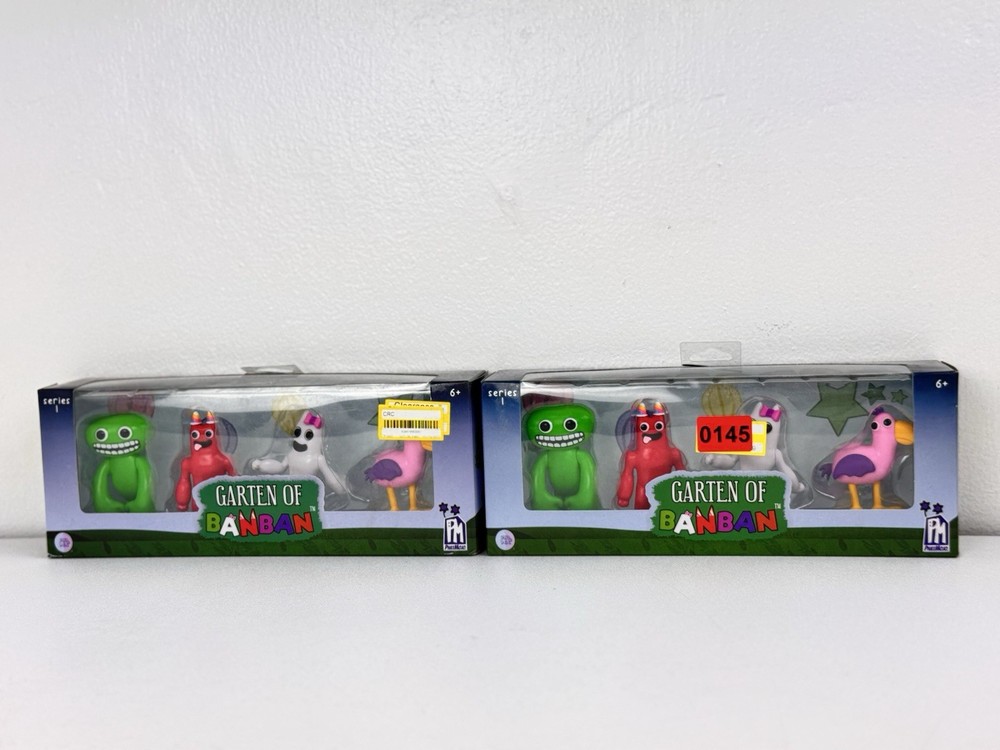 Lot Of 2 Garten Of BanBan Mini Collectible 4-Figure Set Josh Oplia Banbaleena