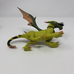 SDE Shantou – Dragon Lot Of 4 – PVC Red Green Yellow Adjustable Jaw