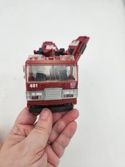 Transformers Universe Inferno Voyager Fire Truck 401 + Yellow Hasbro Robot Lot