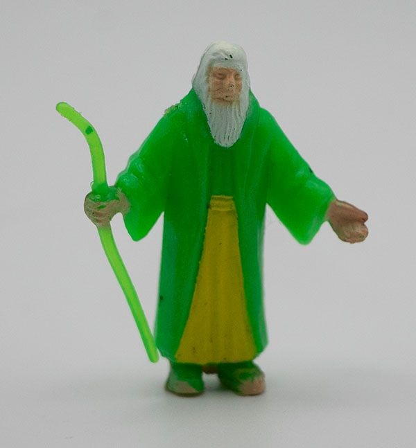 VINTAGE 1950’S PLASTIC MOSES HOLDING STAFF PLASTIC CHILDRENS TOY FIGURE