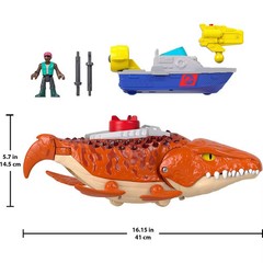 Fisher-Price Imaginext Jurassic World Rebirth Aqua Chomp Chase