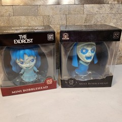 CultureFly The Exorcist & The Nun Glow In The Dark Mini Bobblehead Set 2024 NEW