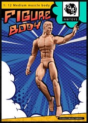 NwToys 1/12 Super Flexible Muscle Body Male Action Figure