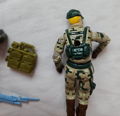 1989 Gi Joe Recoil Long Range Recon v1 Complete Figure W/ Accessories!