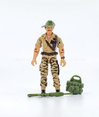 GI JOE COMANDOS EM ACAO LEOPARDO (RECONDO) FIGURE COMPLETE BRAZIL ESTRELA