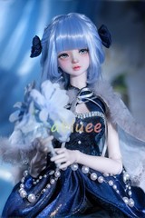 1/4 Shuga Fairy Blue Lolita Dress With Clothes Ball-jointed Doll Action Figure