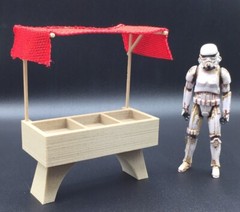 CUSTOM MARKET for 3.75″ FIGURE STAR WARS INDIAN JONES GI JOE DIORAMA 1:18 (G2)