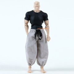 Jujutsu Kaisen Fushiguro Toji Shirt Pant Clothes For 1/12 Figure Body Outfit