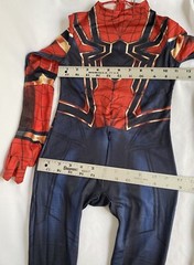Spiderman Hero Costume with Spider Wrist Transmitter Toy 3-4 Years Size Small
