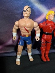 Super Fighter Figures Street Fighter Knock Off Ken Zangief Sagat Glued GI Joe 90