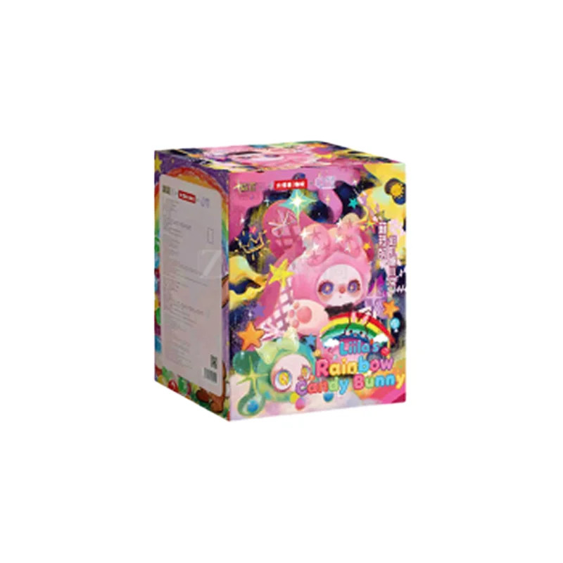Baby Three Liila Rainbow Candy Bunny Blind Box Keychain Mystery Gift