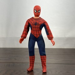 Vintage 1974 Mego 8″ INCH Spider-Man Action Figure Damaged Left Knee