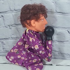 Vintage 1980s Rocky Balboa Hand Puppet Boxing Figure Sylvester Stallone Works