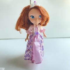 2012 Disney Sofia The First 11” Princess Sofia rare dendritic pattern pink dress
