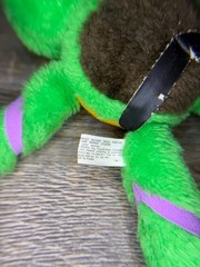 VTG 1989 TMNT Donatello Plush Ornament Ace Novelty Mirage Studios Turtle