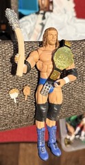 Triple H WWE Mattel Elite Legends Series 31 Wrestling Figure Toy Custom Head HHH