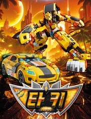 Metal Cardbot W Tachy Yellow Cheetah Sports Car Transforming Robot Season 3 2026
