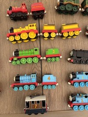 Thomas the Tank Engine Die Cast Metal Magnetic Lot of 35 Trains Cars +FAST SHIP!