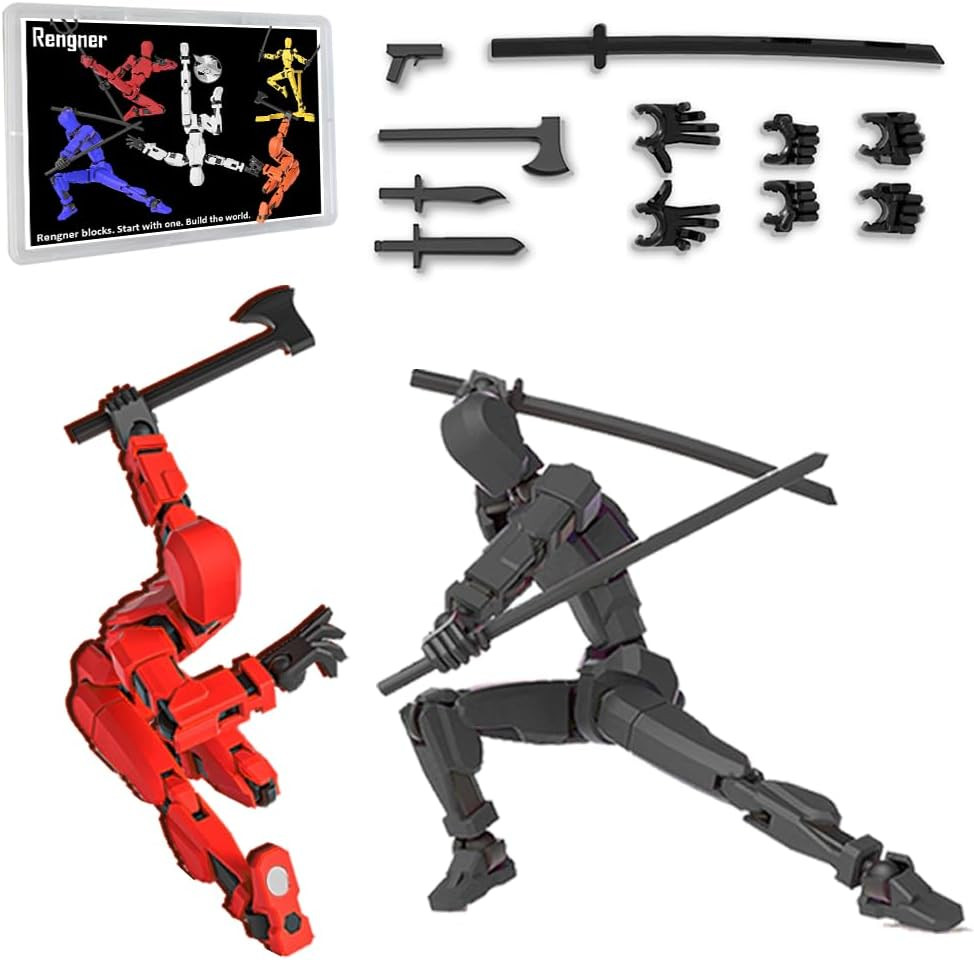 (Pre-Assembled) Dummy13 Magnetic Action Figure Set, T 13 Action Figure Set, Anti