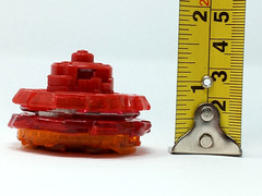 Beyblade Burst Perfect Phoenix P-4 auth. w/ QR Code Tomy Hasbro orange gold red