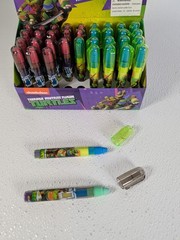 Teenage Mutant Ninja Turtles Rocket Eraser Full Retail Box 36 Count Nickelodeon