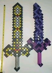 Terraria Excalibur & Night’s Knight’s Edge 24″ Plastic Sword 2015 Rare,