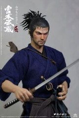 New ZGJKTOYS L-001 1/6 Samurai Miyamoto Musashi Collectible Male Figure Model