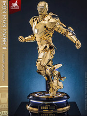 HOTTOYS HT MMS764 Iron Man Electroplated Bright Gold MK3 Limited Edition Figure
