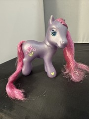 My Little Pony G3 PETAL BLOSSOM 2002 Hasbro Long Styled Pink Tinsel Hair MLP