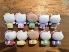 Mini Hello Kitty Figures 5cm Cute Gift DIY Decor Toys Sitting and Standing set