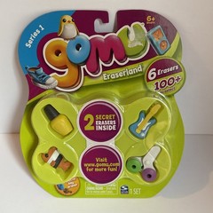 NEW Lot of 2 Packs Gomu Eraserland Erasers Calculator Clownfish Guitar Scissors