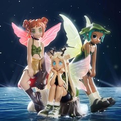 Peach Riot Punk Fairy Series Figures, Peach Riot Blind Box Figures, Random Desig